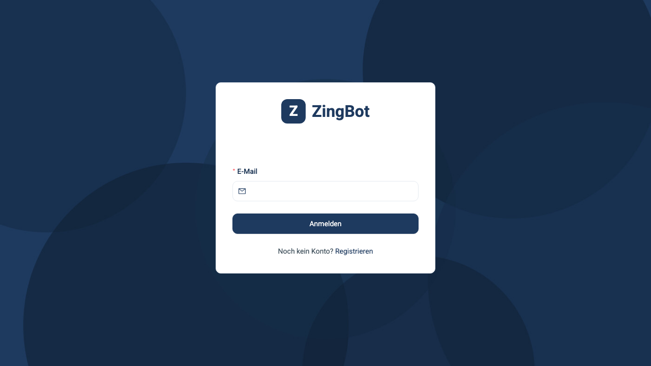 ZingBot Dashboard